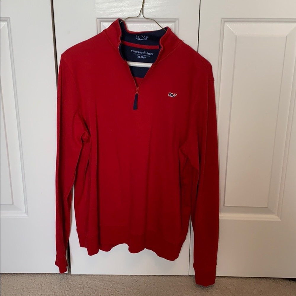 Vineyard Vines Red 1/4 Zip